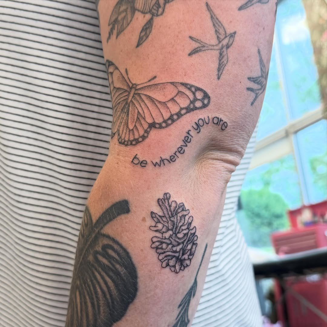 Tattoo by @lunarstudiosart — black_and_grey