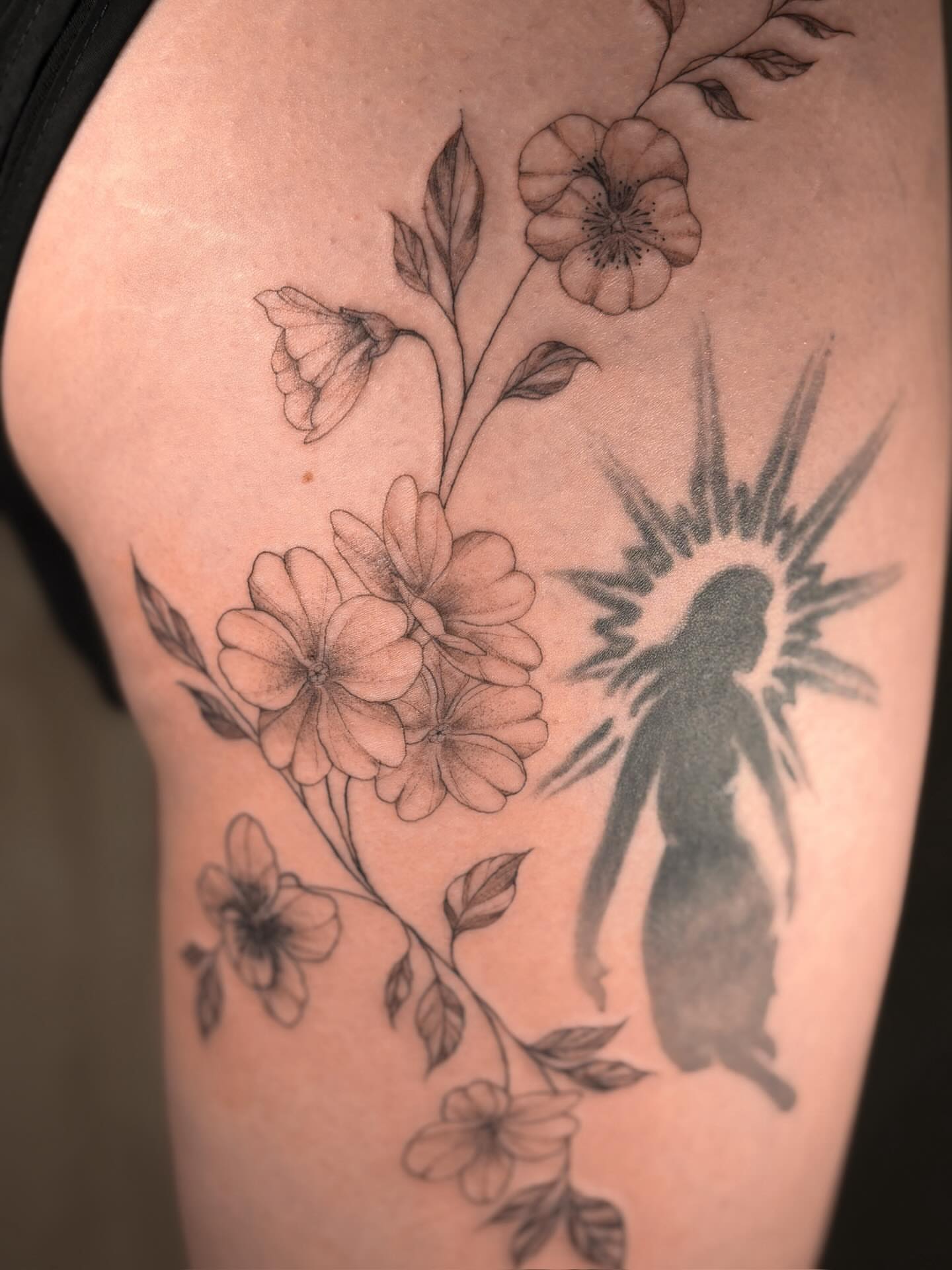 Tattoo by @eudokeotattoo — black_and_grey