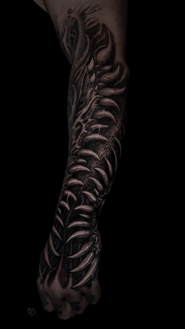 Tattoo by @coryjamestattoo — black_and_grey, realism