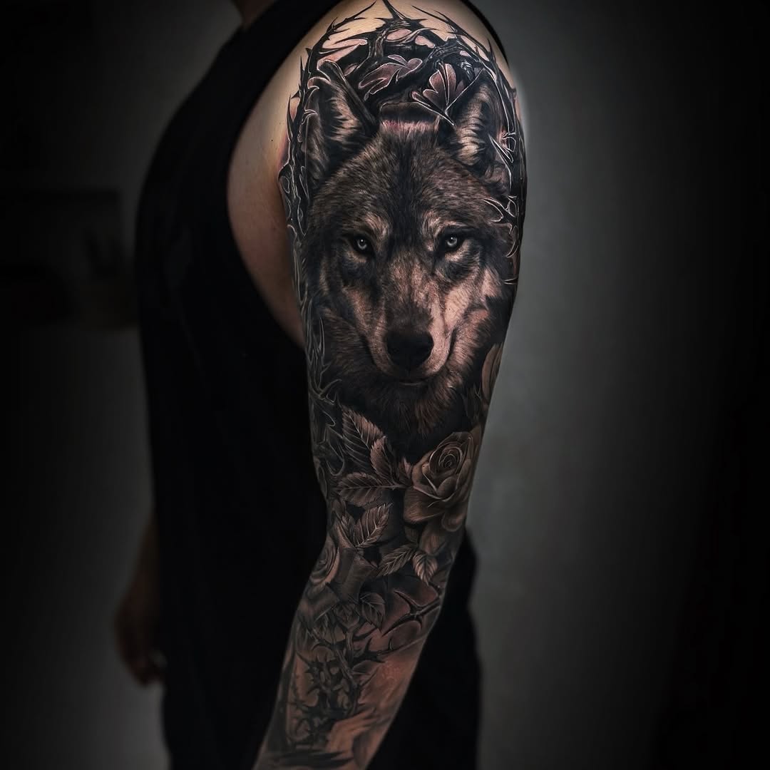 Tattoo by @tattooel_light — realism, black_and_grey