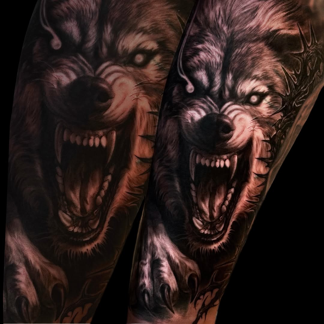Tattoo by @tattooel_light — realism, black_and_grey