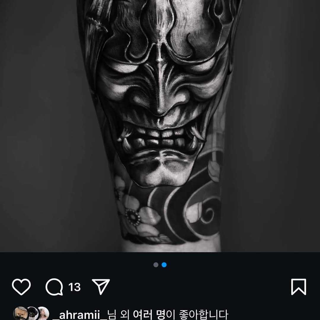 Tattoo by @tattooel_light — japanese_irezumi, black_and_grey