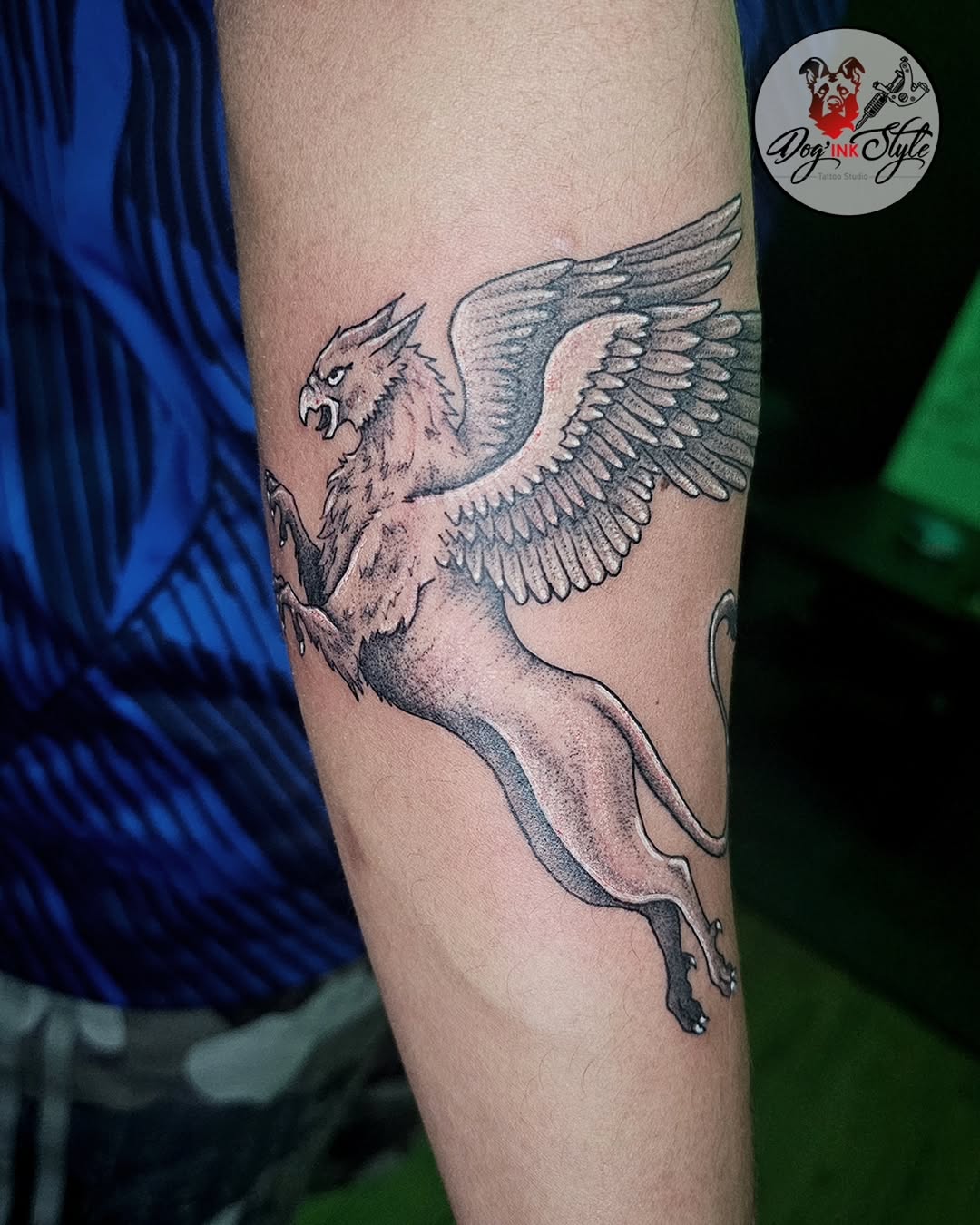 Tattoo by @dog_ink_style β black_and_grey, realism