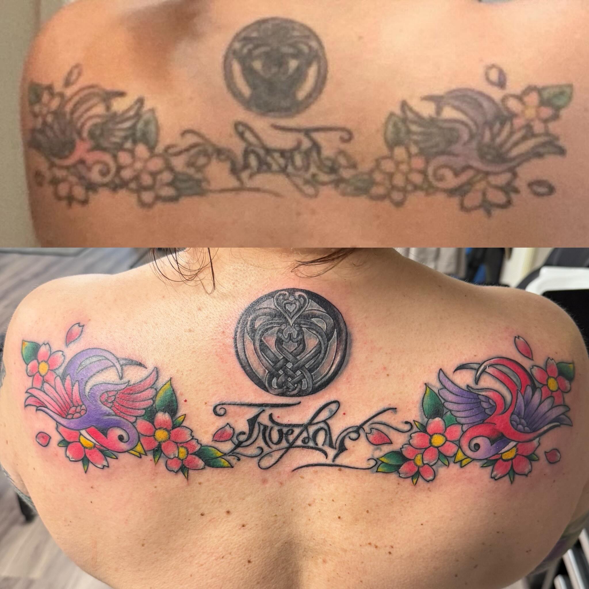 Tattoo by @justinxtattooer — neo_traditional, ornamental