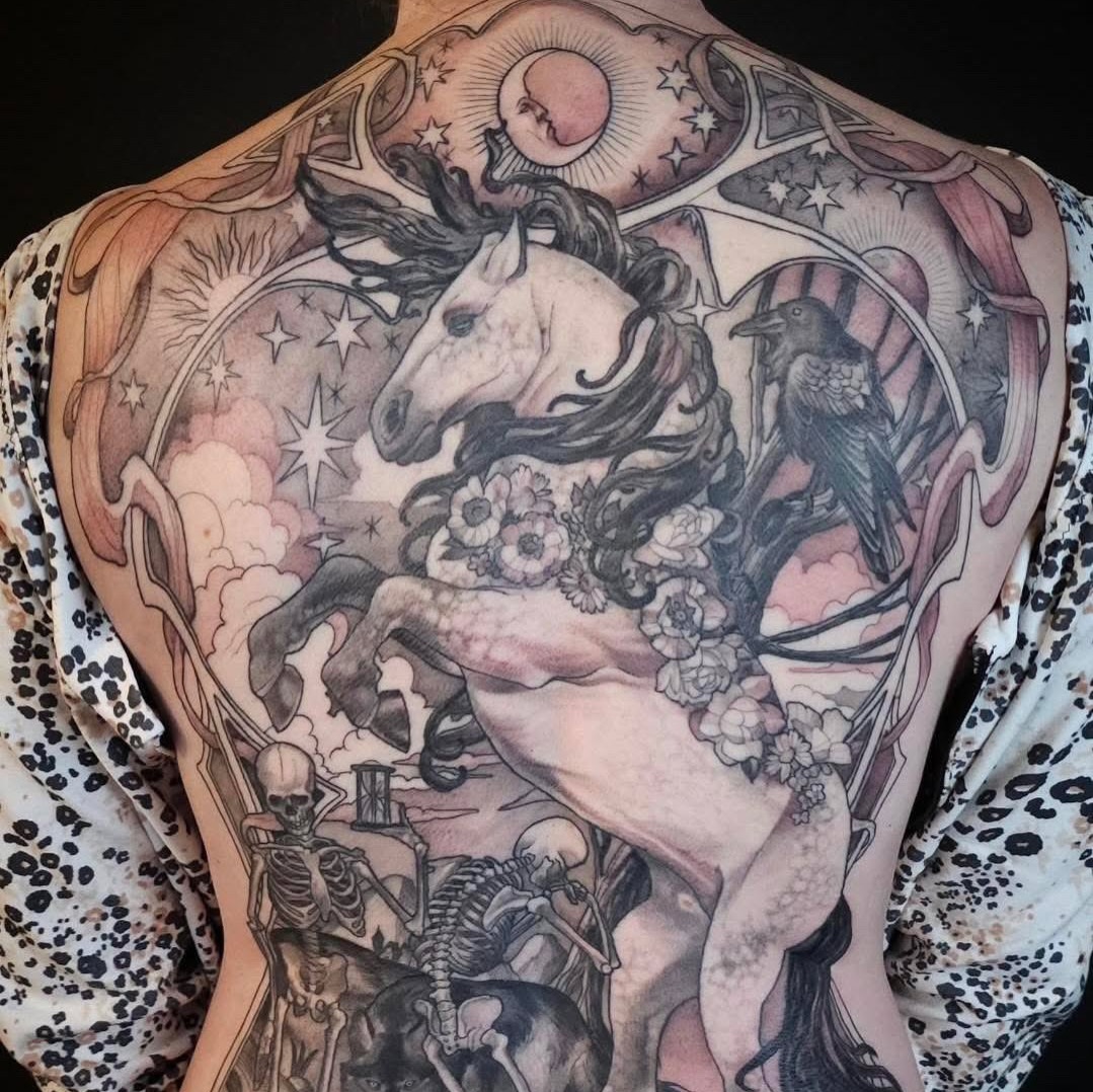Tattoo by @rkraiza โ realism, black_and_grey
