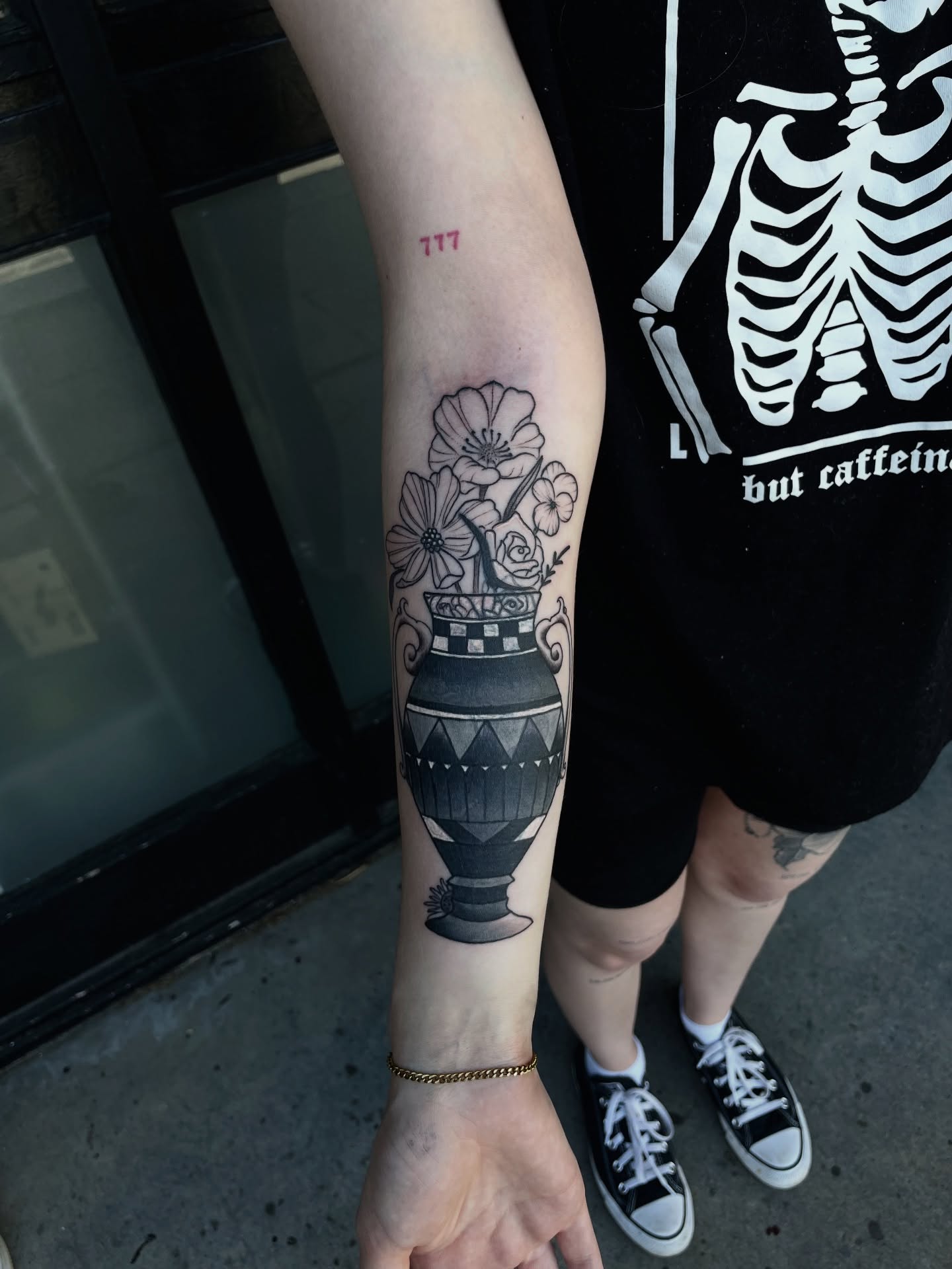 Tattoo by @doingadraw — black_and_grey