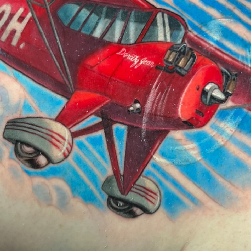 Tattoo by @2cartoony4me โ realism, color