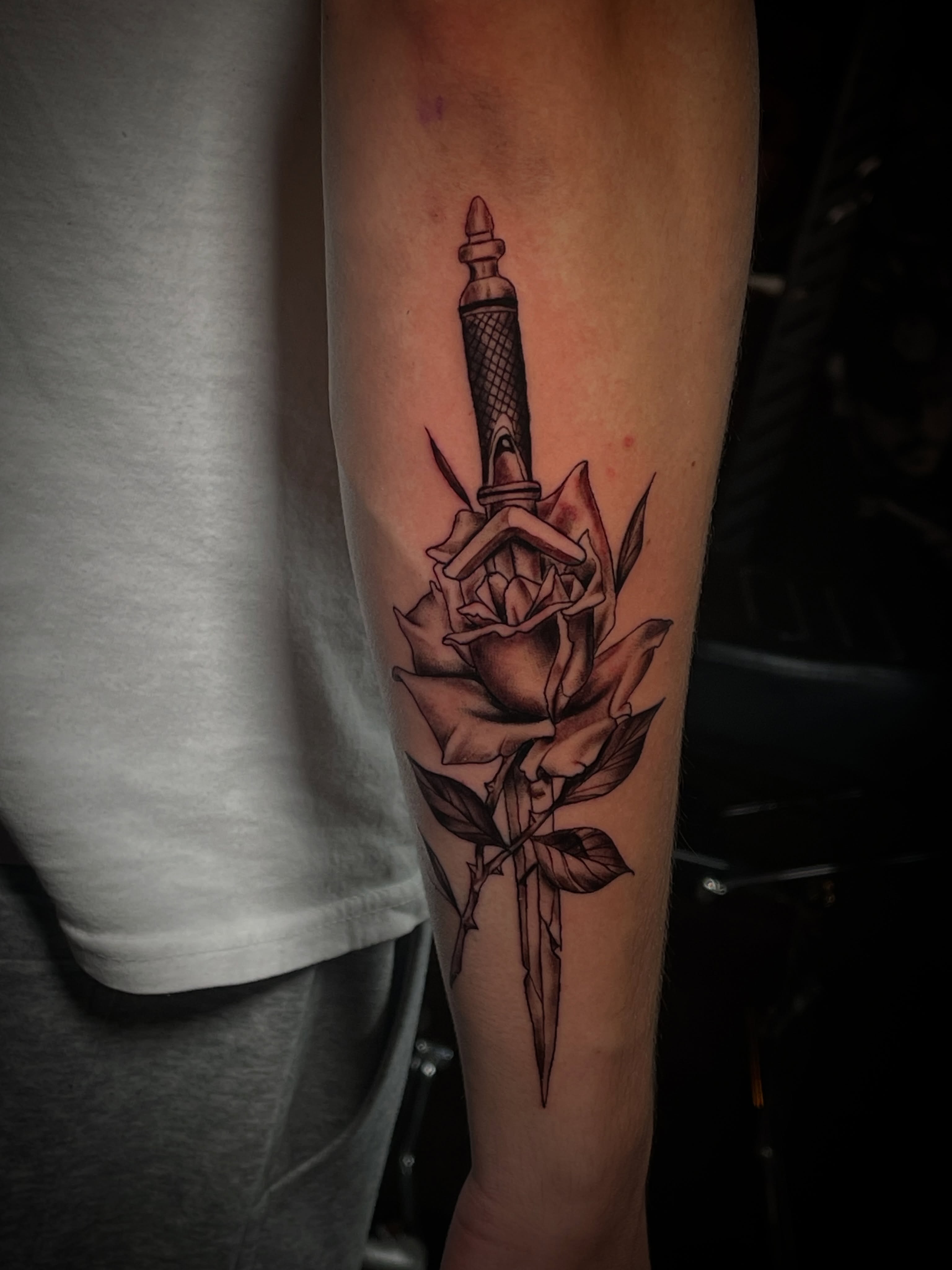 Tattoo by @moogietats — black_and_grey, realism