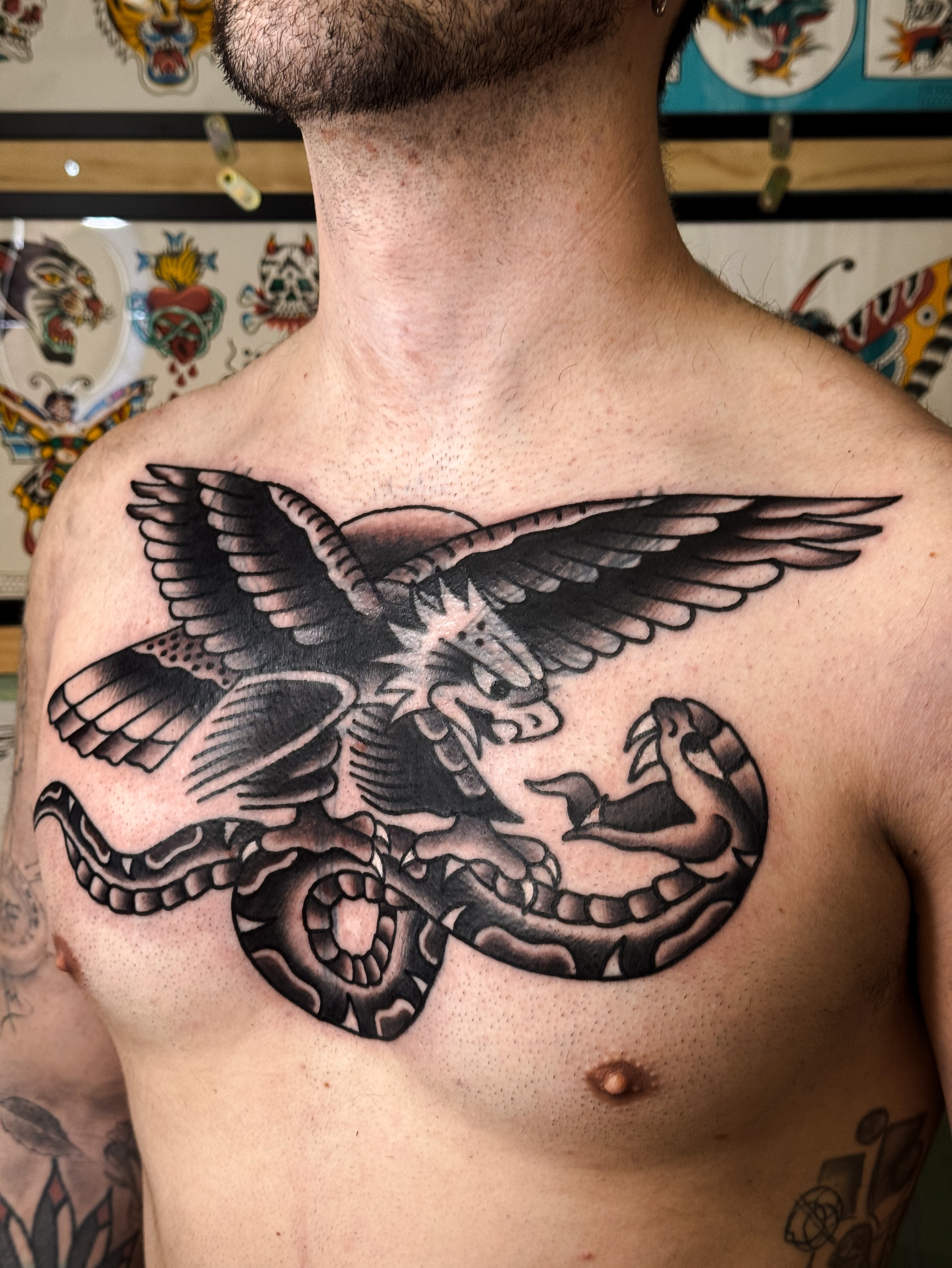 Tattoo by @s.ferrertattoo β american_traditional, black_and_grey