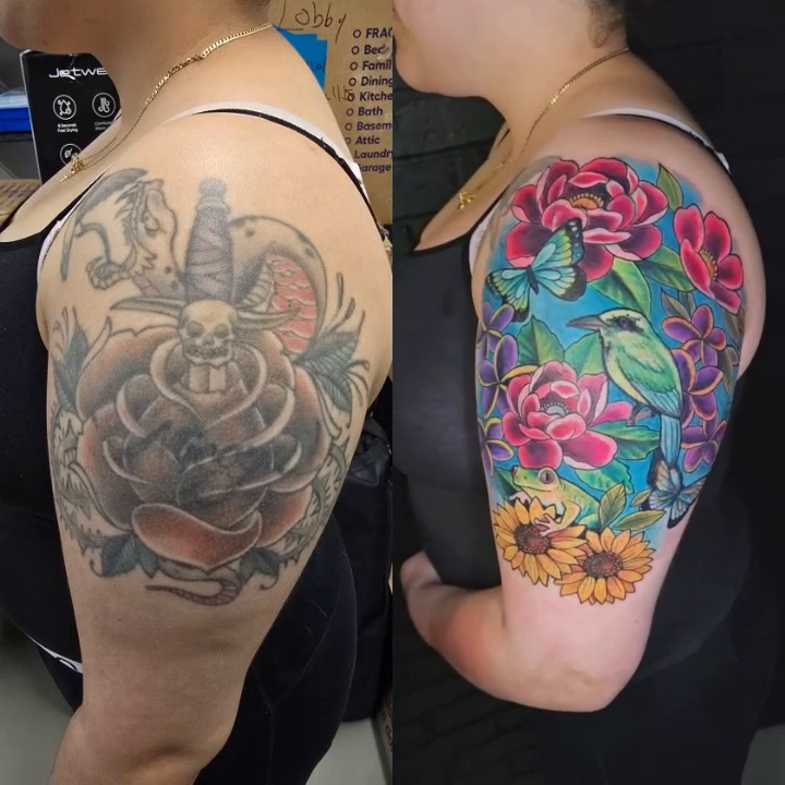 Tattoo by @invadertiv — neo_traditional, realism