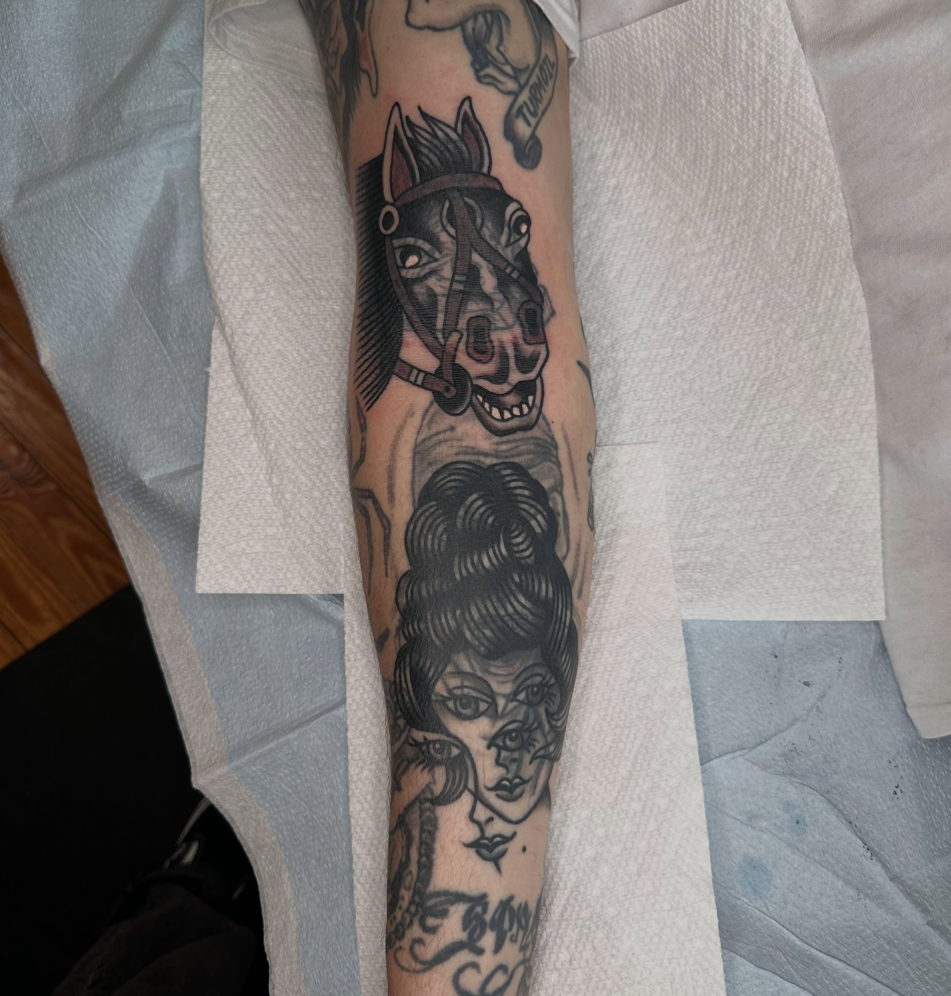 Tattoo by @boscobreadsticks — black_and_grey, realism