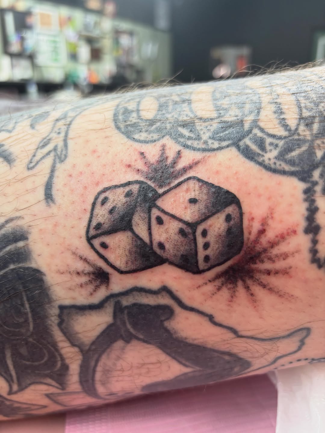 Tattoo by @oscartattooer — black_and_grey, chicano