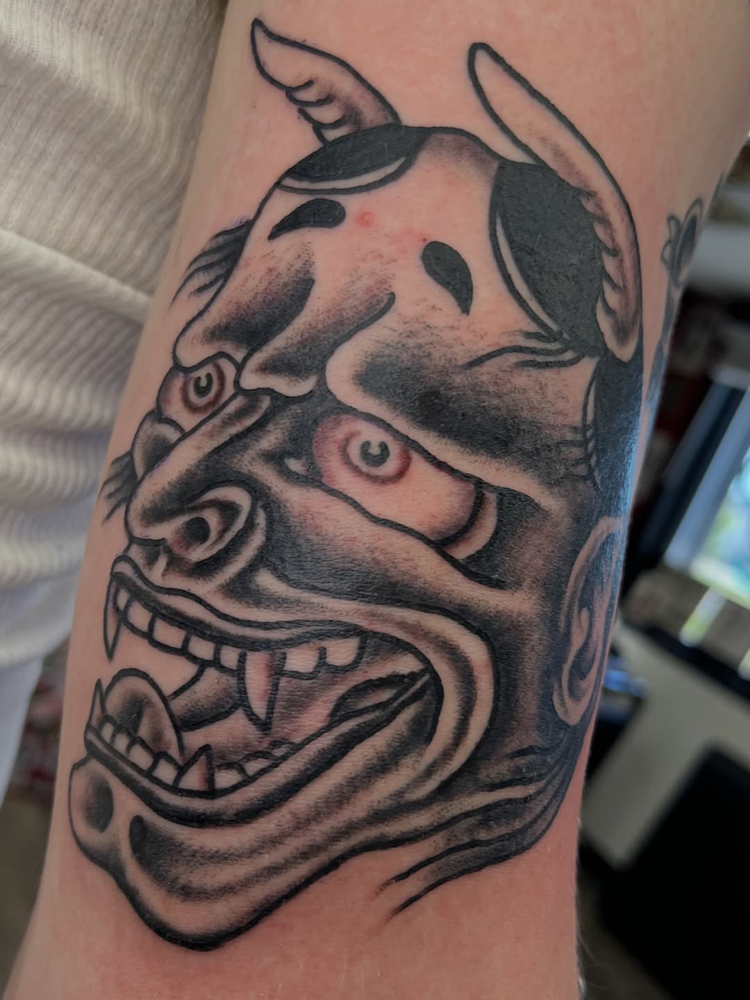 Tattoo by @tiberitattoo — japanese_irezumi, black_and_grey