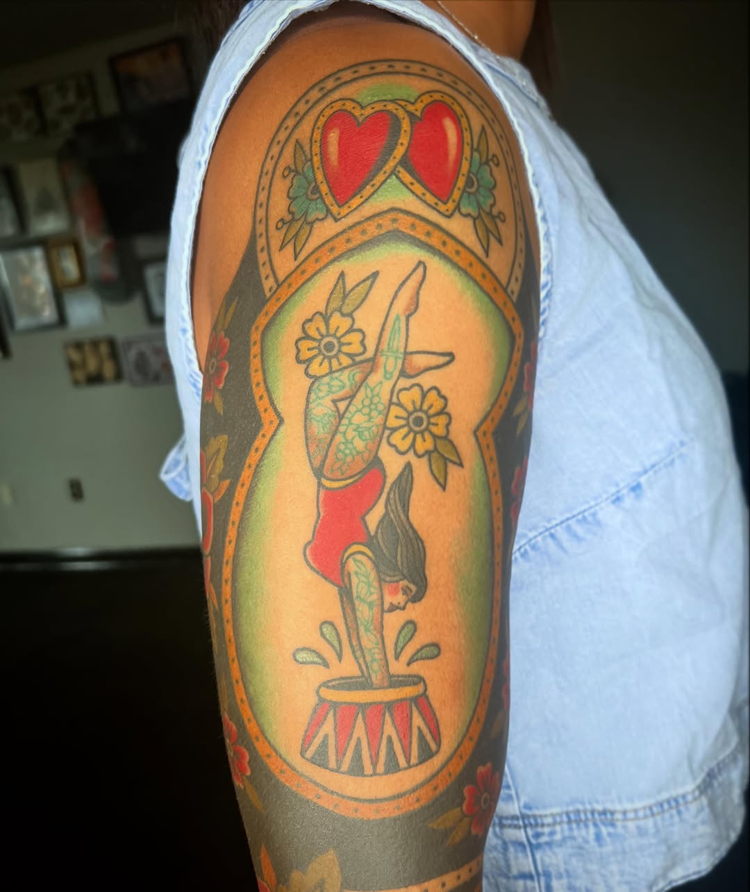 Tattoo by @taylorthetattooer — american_traditional, neo_traditional