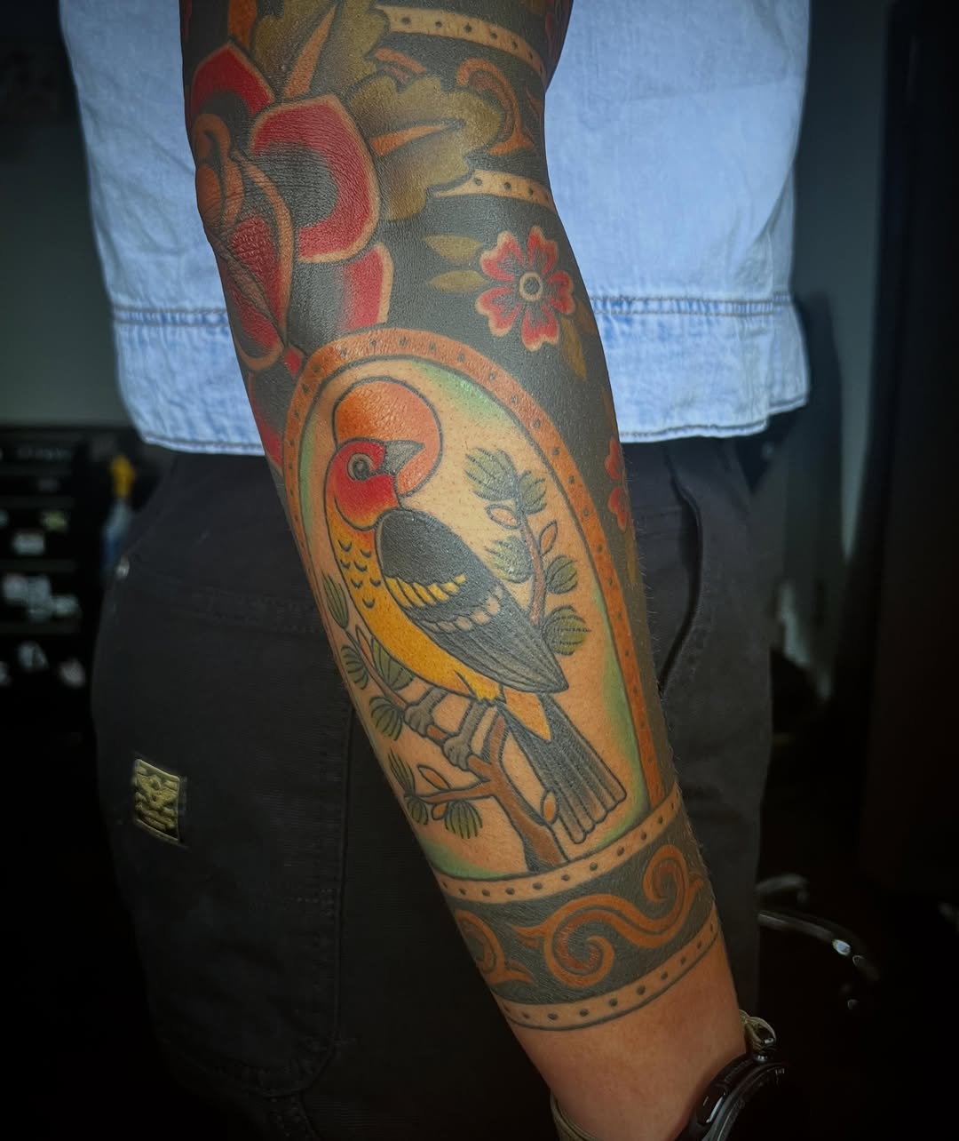 Tattoo by @taylorthetattooer — american_traditional, neo_traditional