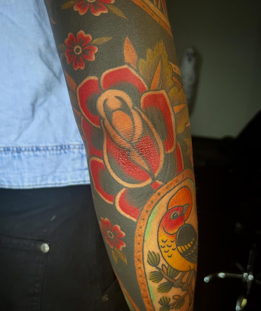 Tattoo by @taylorthetattooer — american_traditional, neo_traditional