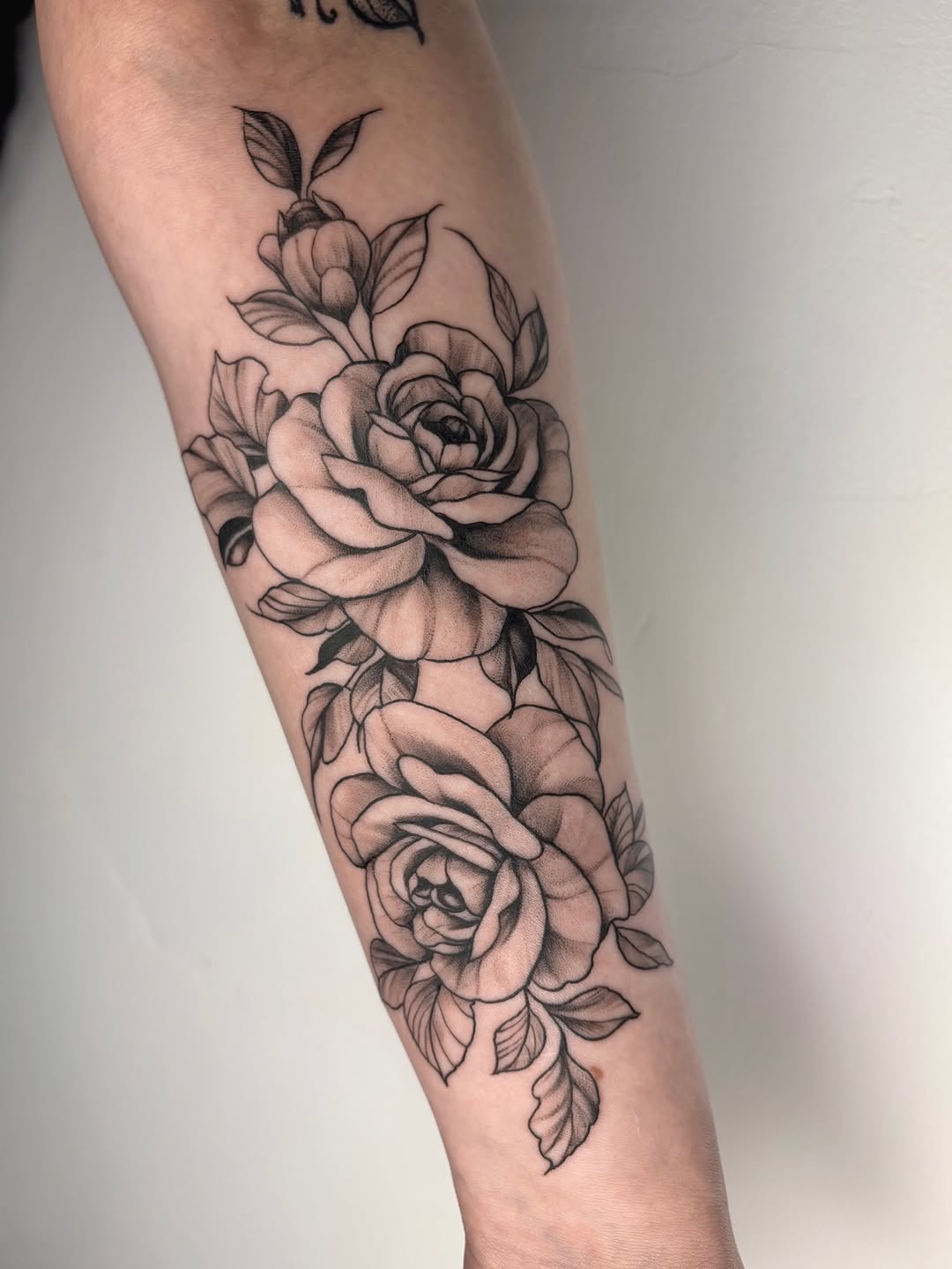 Tattoo by @profound.desires — black_and_grey, realism