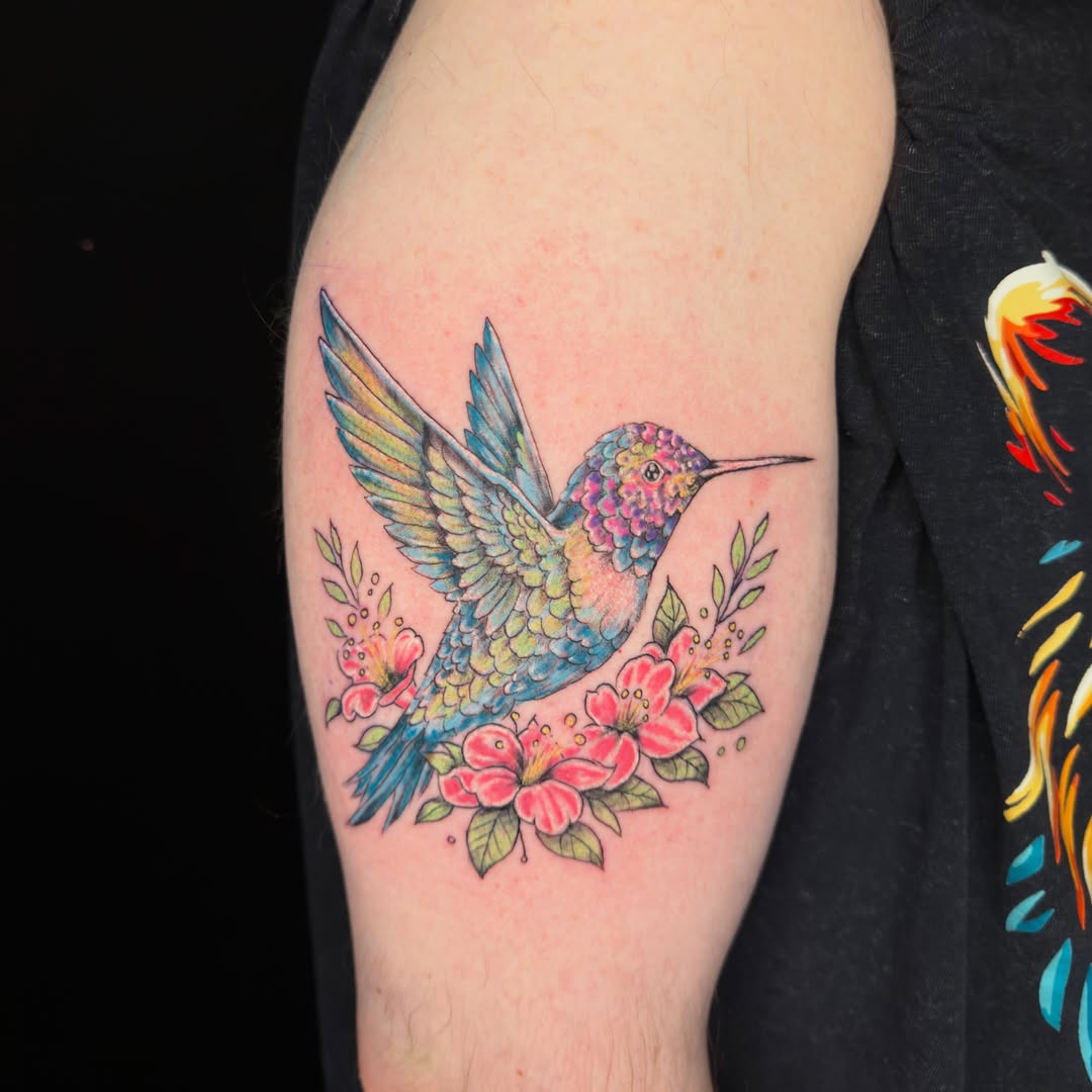 Tattoo by @dy3tatts โ watercolor, new_school