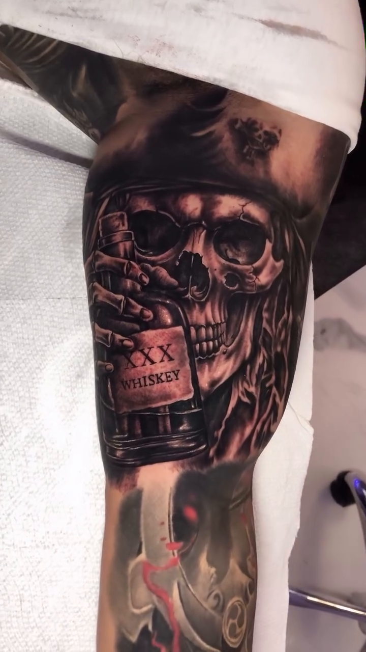 Tattoo by @dboy_87 — realism, black_and_grey