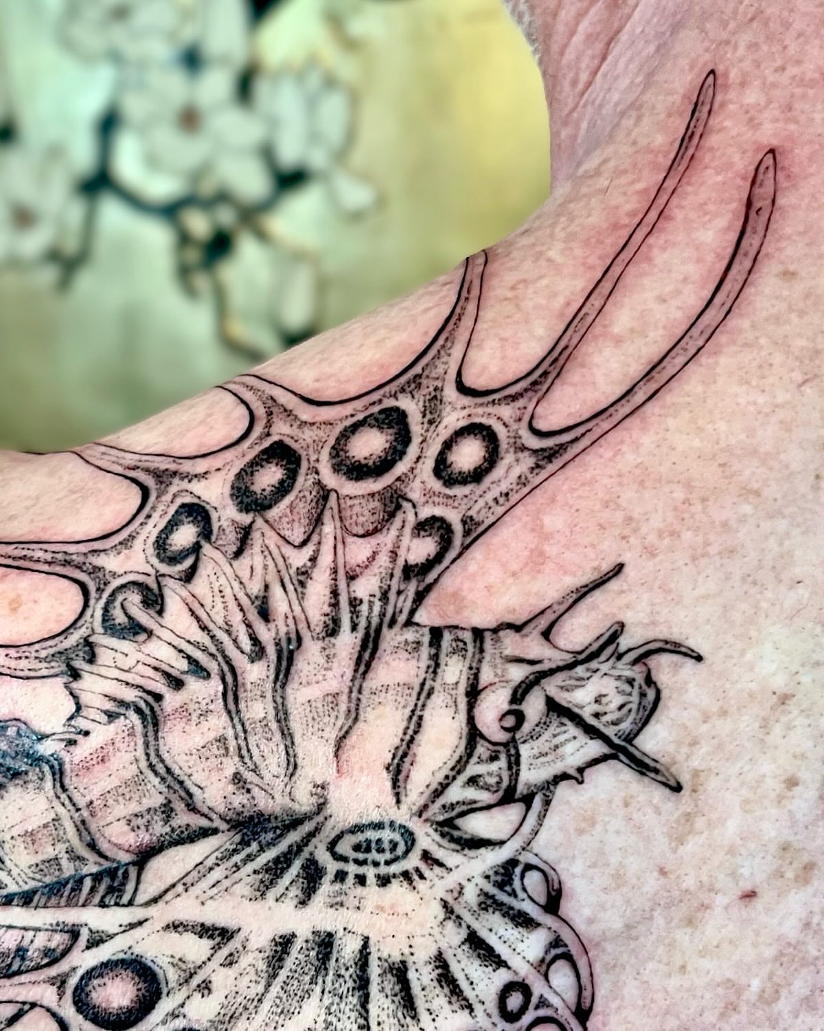 Tattoo by @inklore_ β black_and_grey