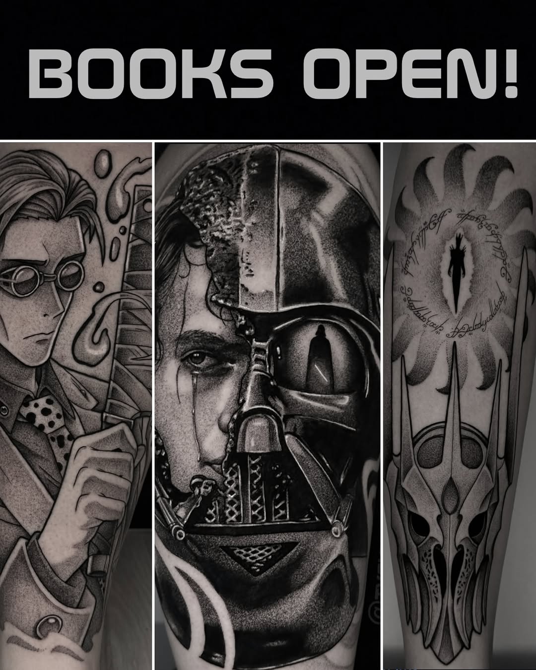 Tattoo by @tyfightertattoos — realism, dotwork