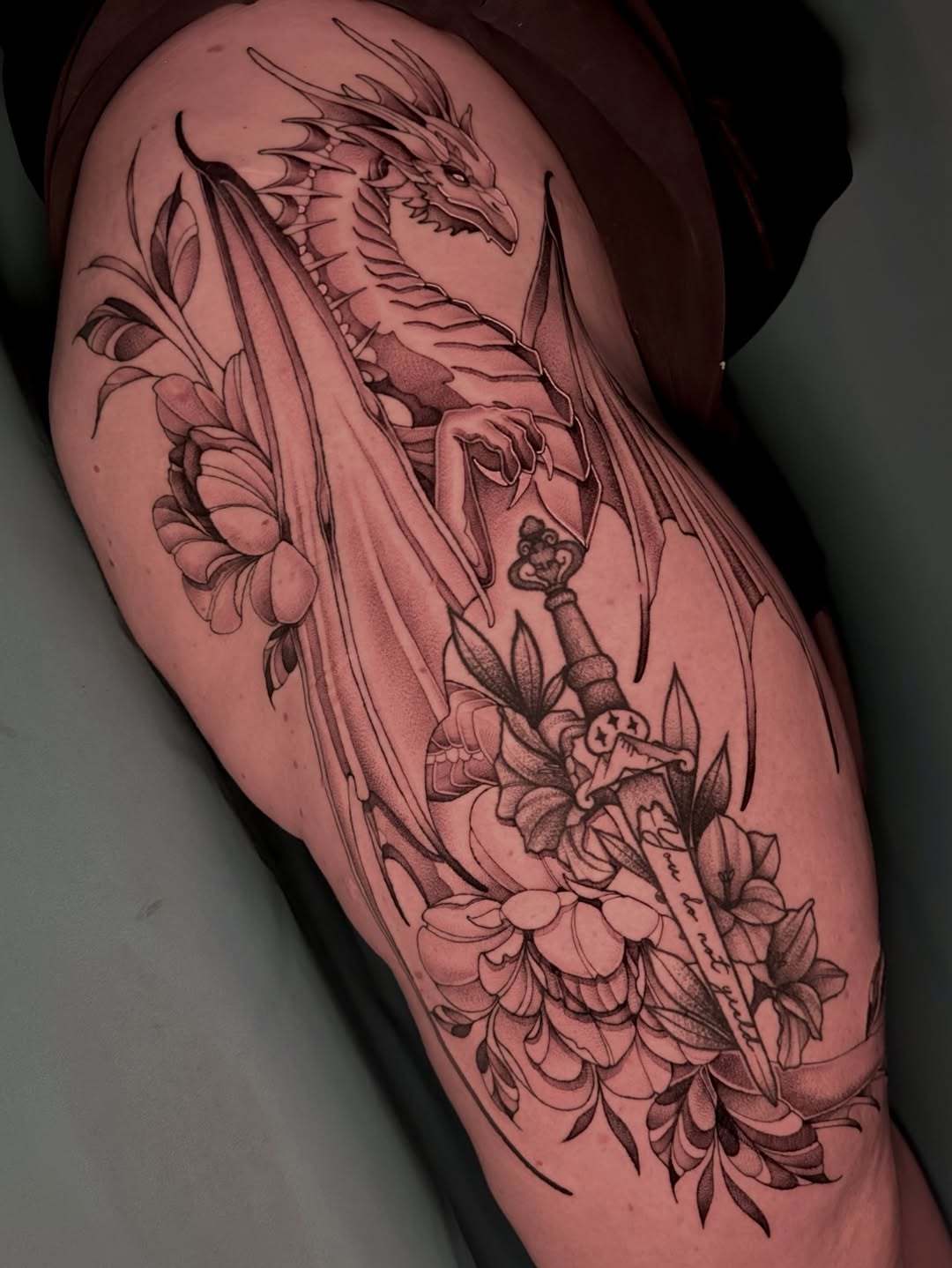 Tattoo by @ghost_art_tattoos — realism, black_and_grey