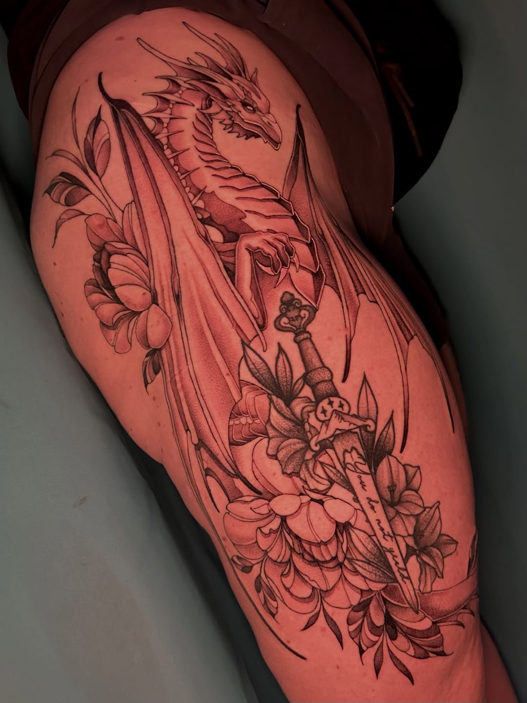 Tattoo by @ghost_art_tattoos — black_and_grey, realism