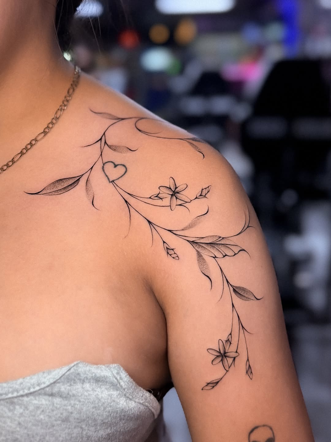 Tattoo by @night_inkaholik β fine_line, minimalist