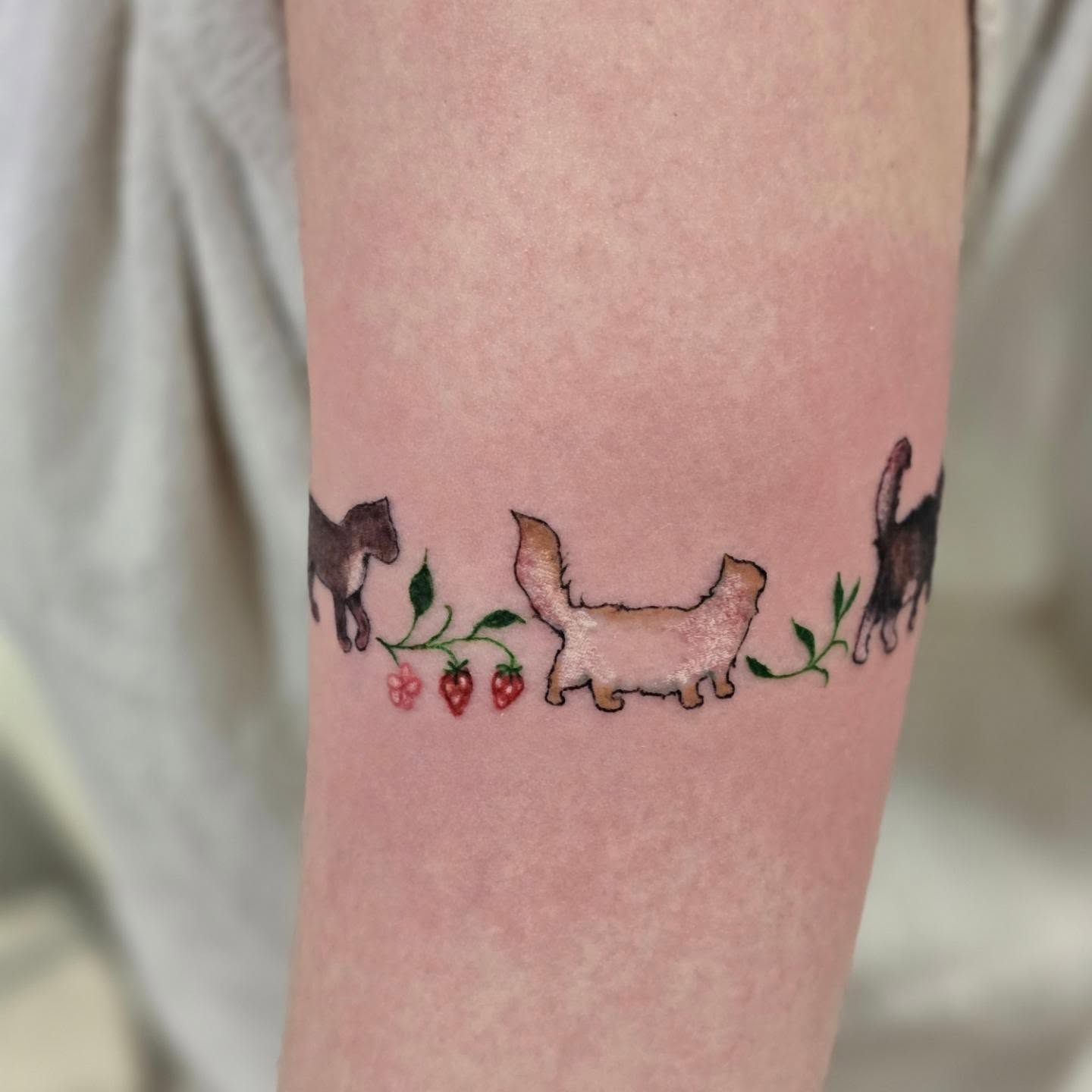 Tattoo by @rachel.tattoos — watercolor