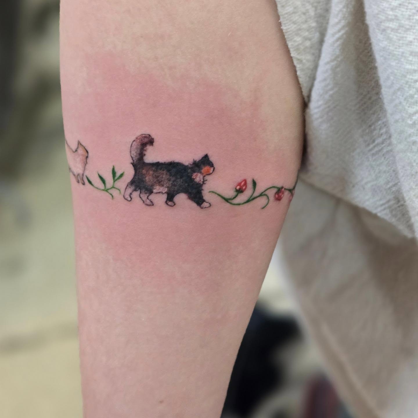 Tattoo by @rachel.tattoos — watercolor