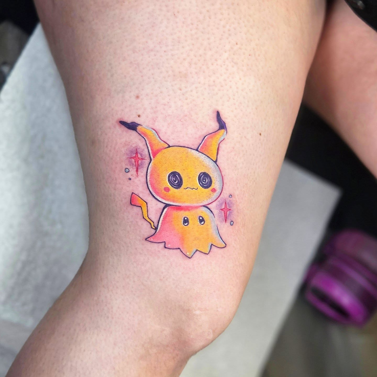 Tattoo by @janinks — watercolor