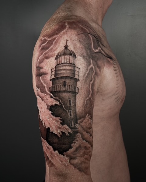 Tattoo by @fineartunbound โ black_and_grey, realism