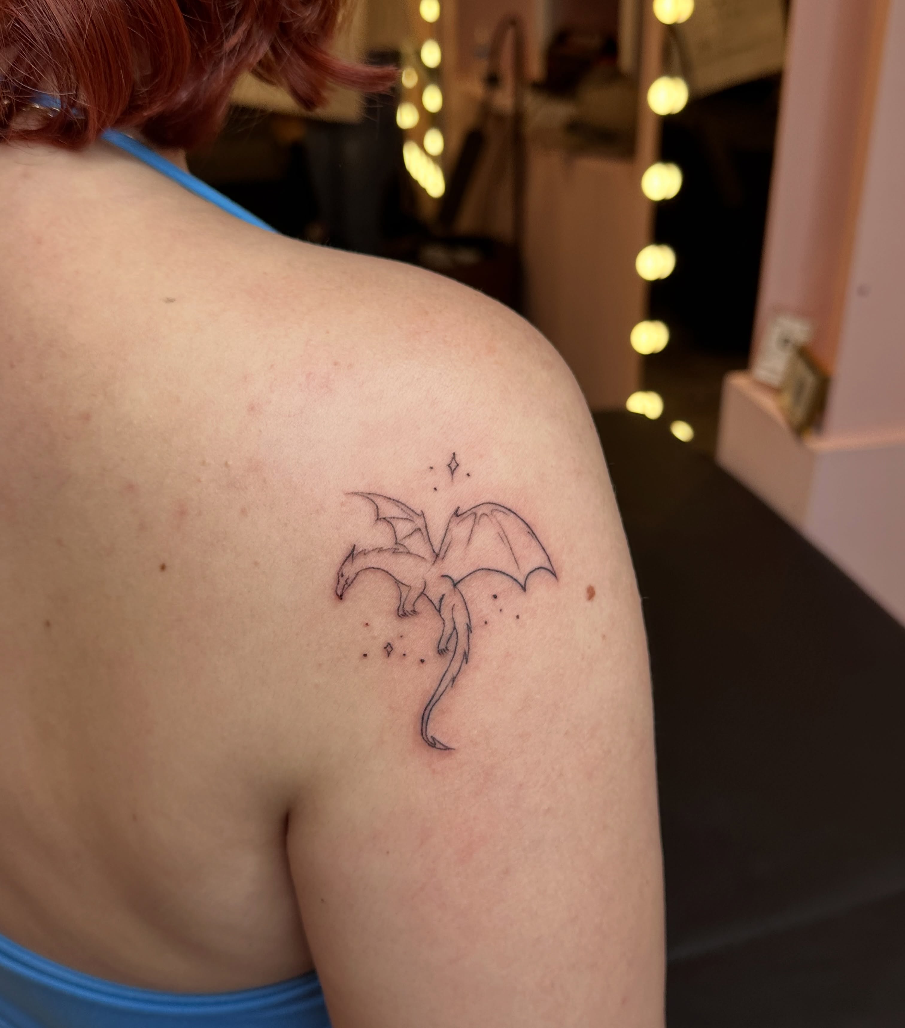 Tattoo by @gnarlaur_tattoos — dotwork