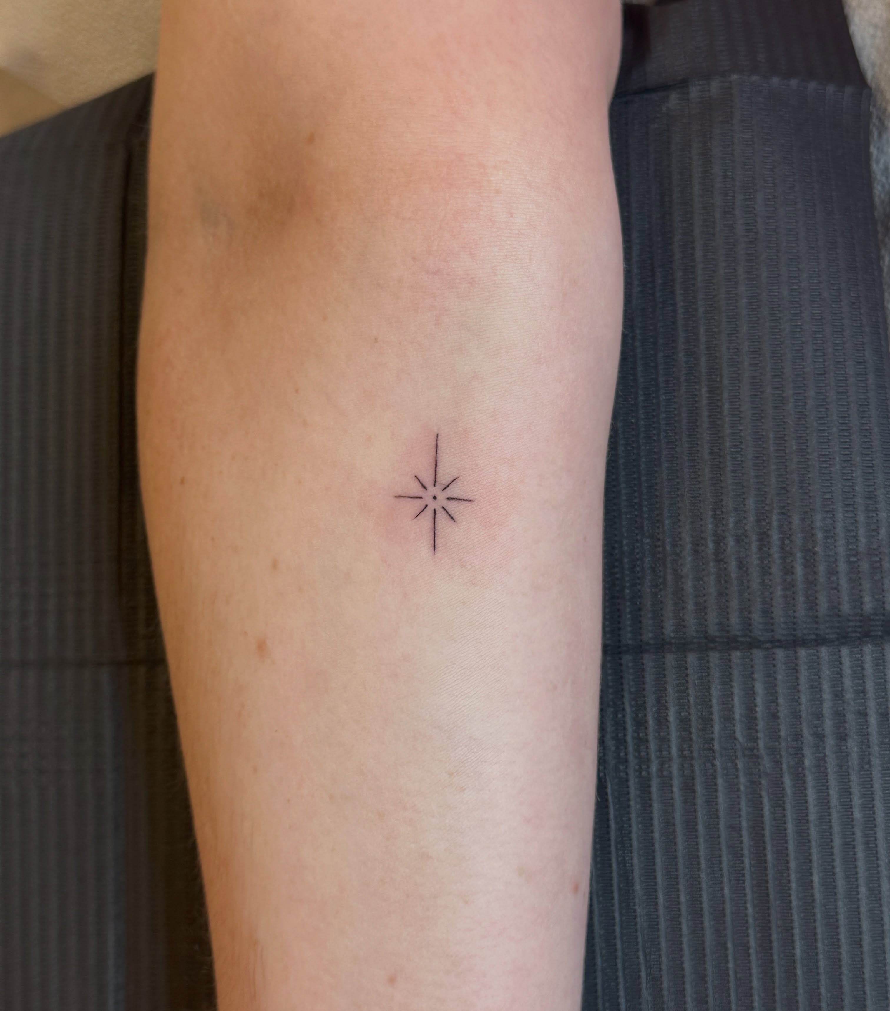 Tattoo by @gnarlaur_tattoos — geometric