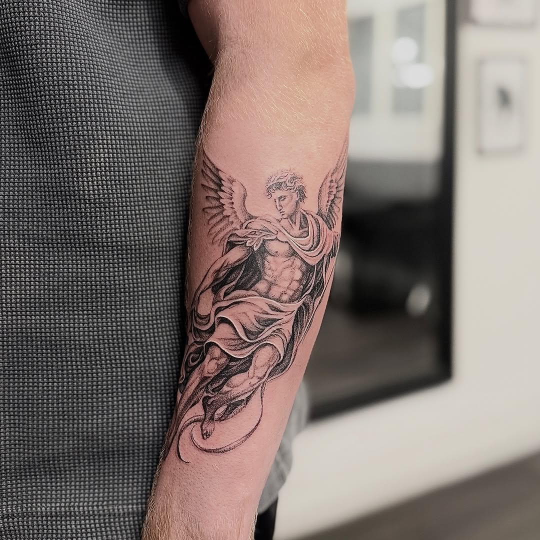 Tattoo by @jackcalliertattoos โ black_and_grey