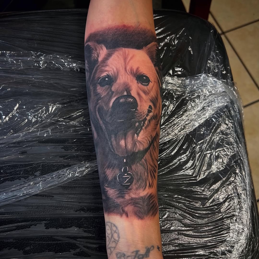 Tattoo by @marky_chavez โ realism, black_and_grey
