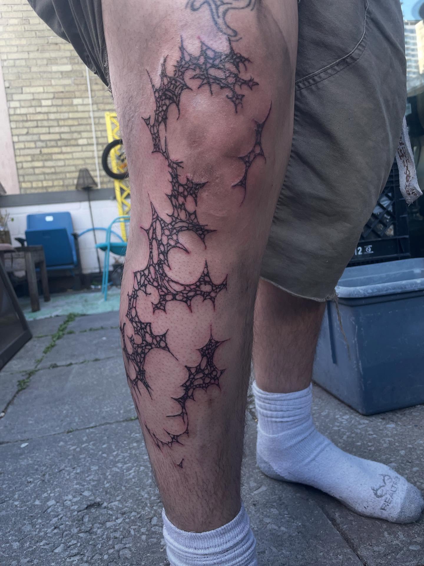 Tattoo by @ghostsartcorner — black_and_grey
