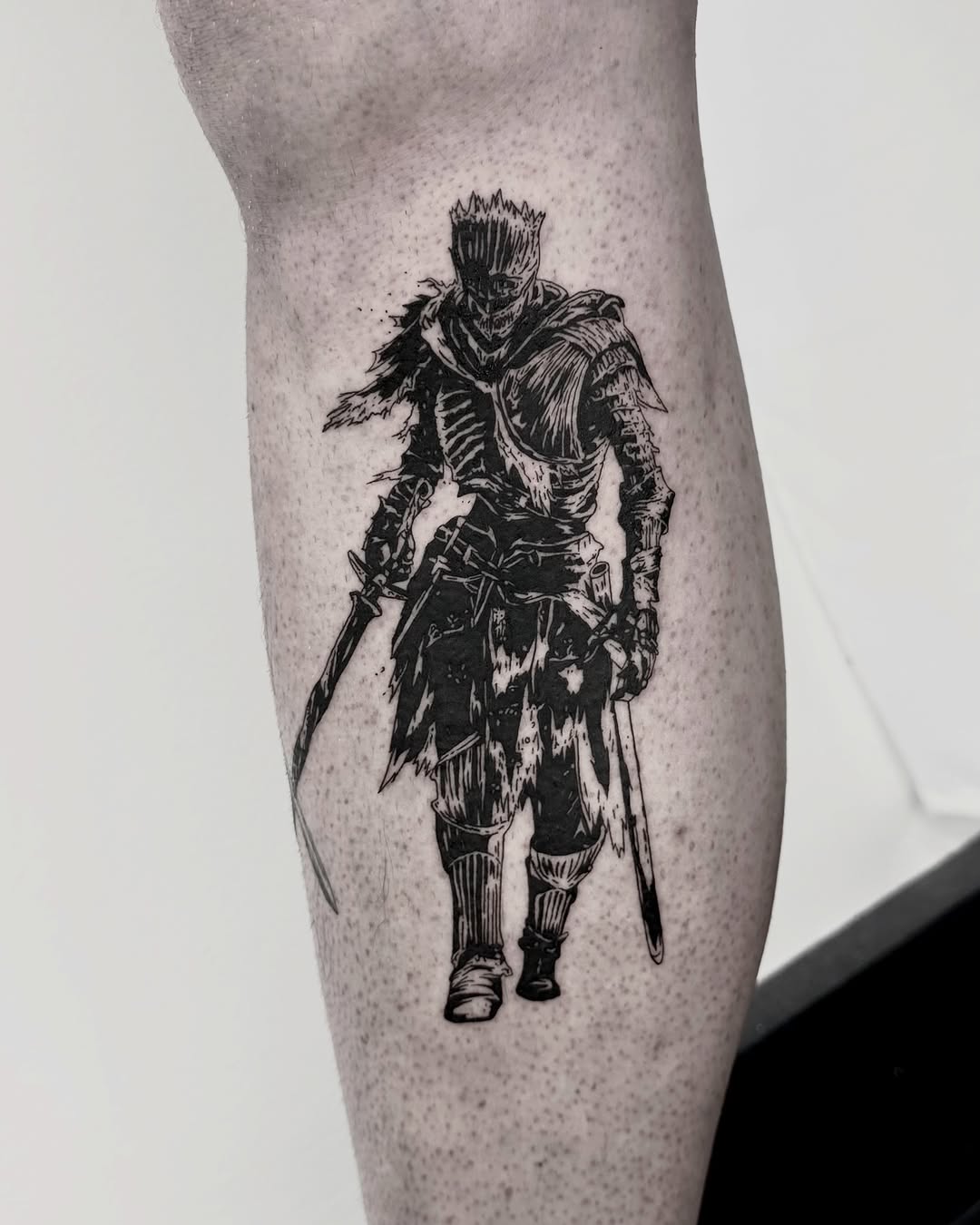 Tattoo by @caesar_tattooer — blackwork, illustrative