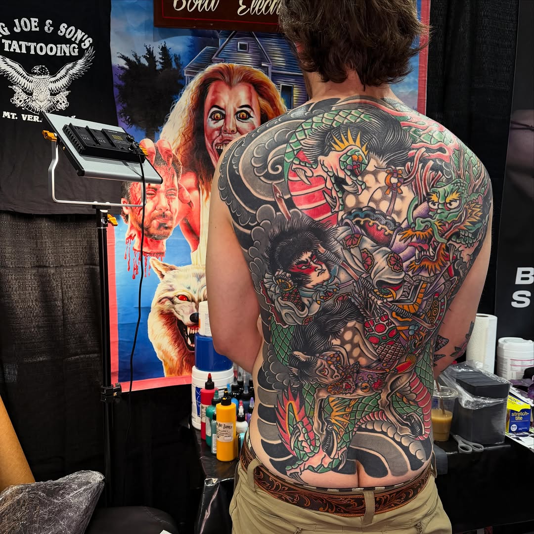 Tattoo by @tonykaplantattoo — japanese_irezumi, black_and_grey