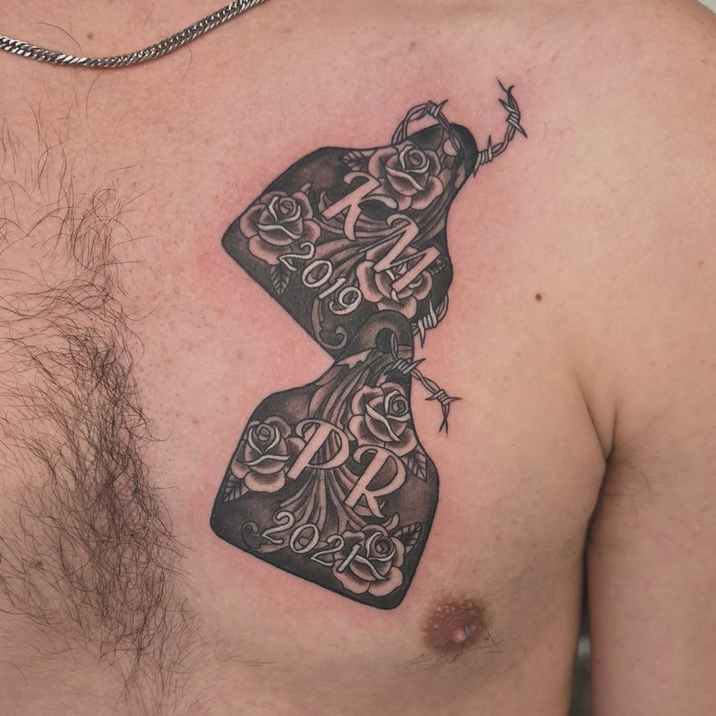 Tattoo by @hutch_tat — black_and_grey