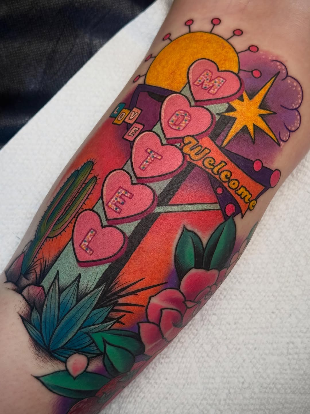 Tattoo by @espinaltattoos — new_school, trash_polka