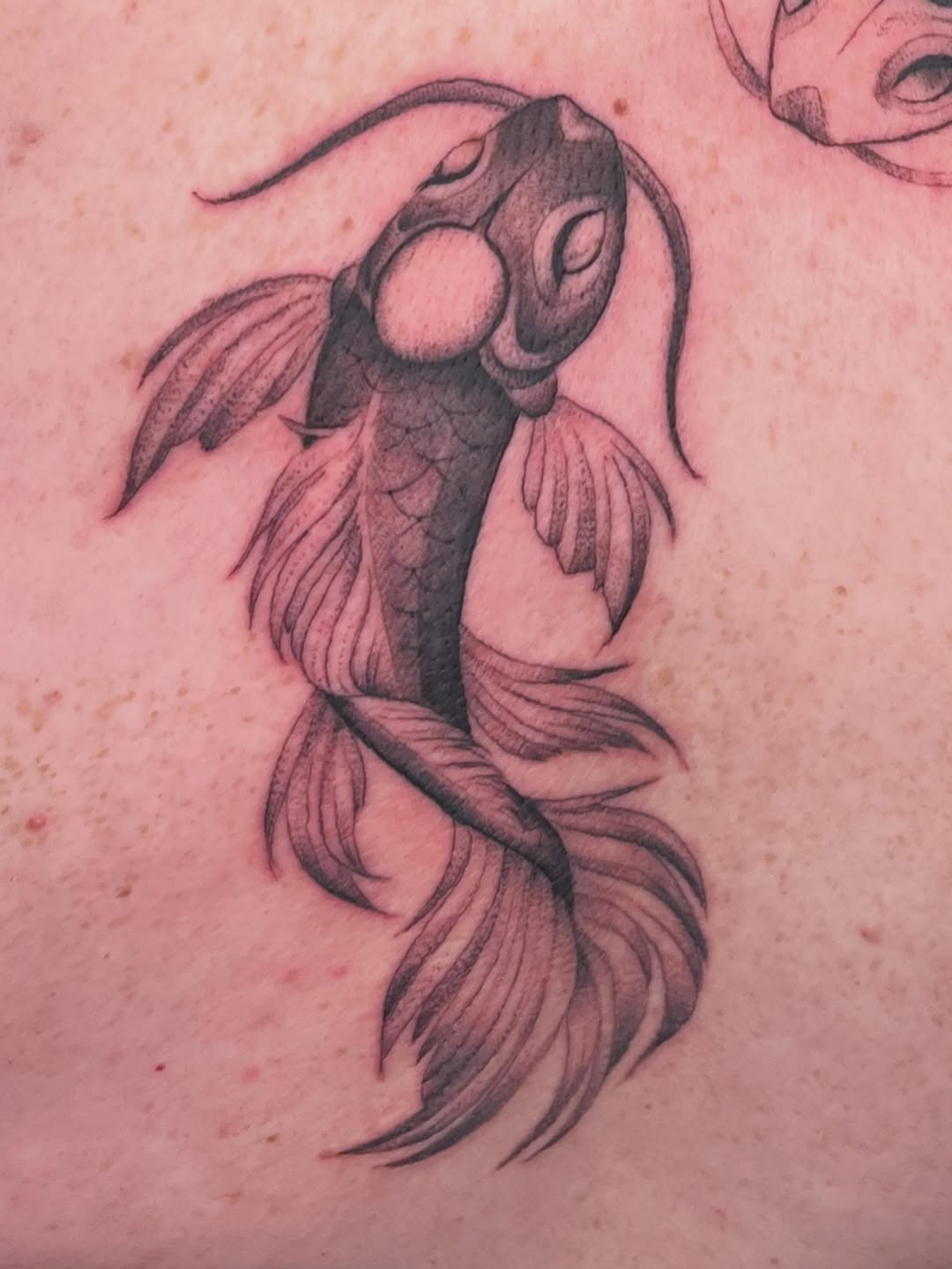 Tattoo by @katbogartink — japanese_irezumi, black_and_grey