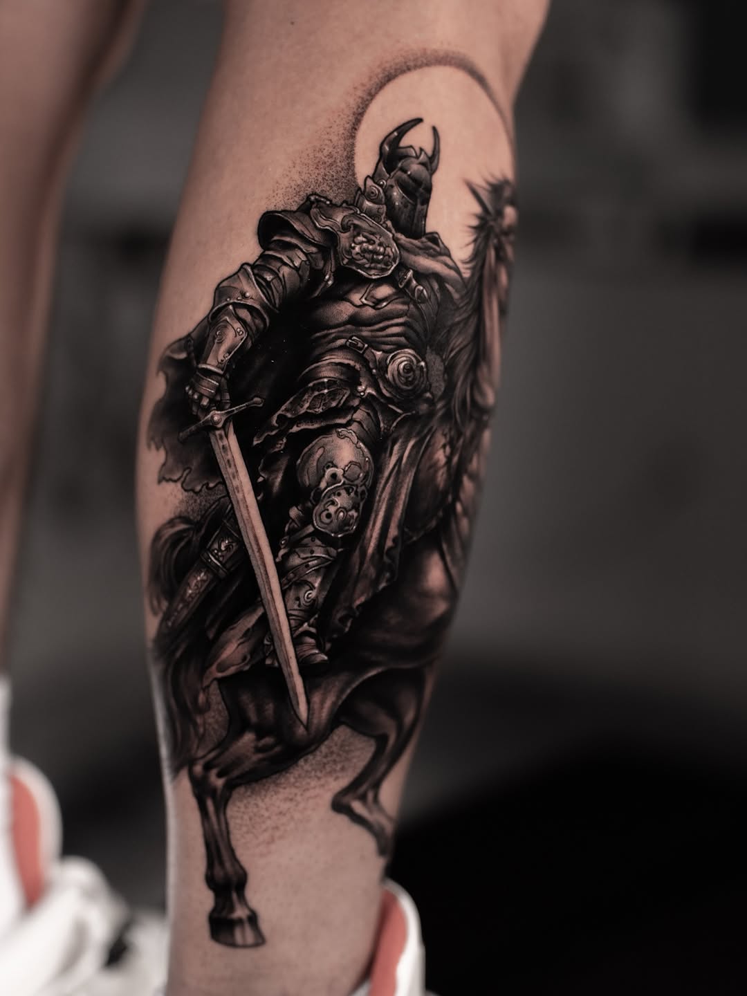 Tattoo by @andretattoostx β black_and_grey, realism