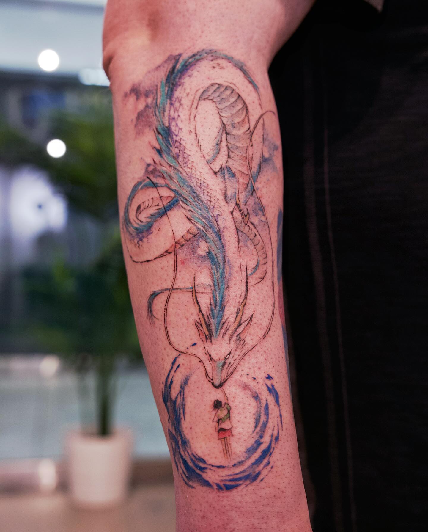 Tattoo by @tattooist_lionel β dotwork, surrealism