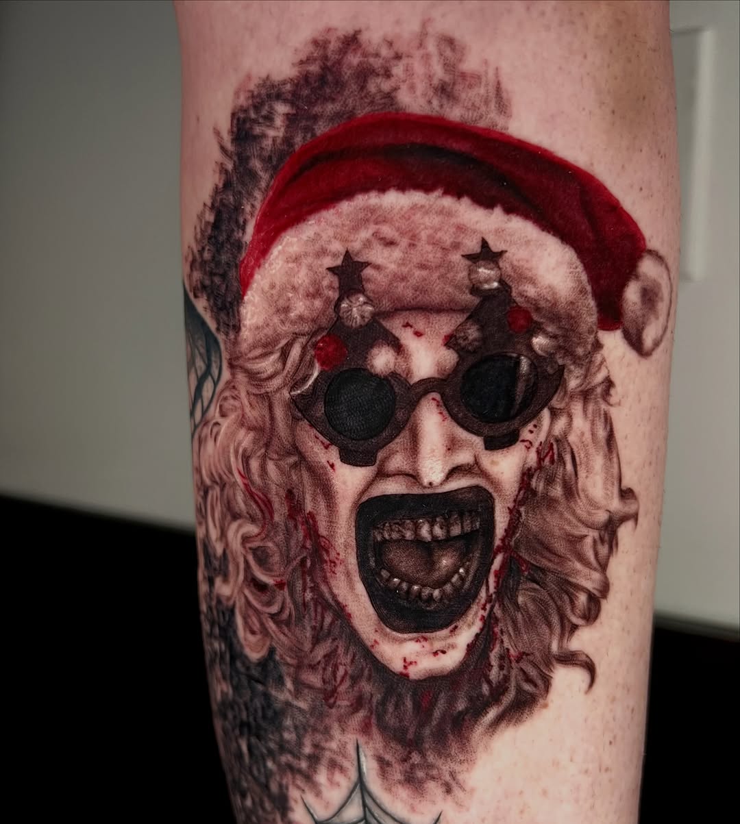 Tattoo by @zombiecattats — realism, dark_realism