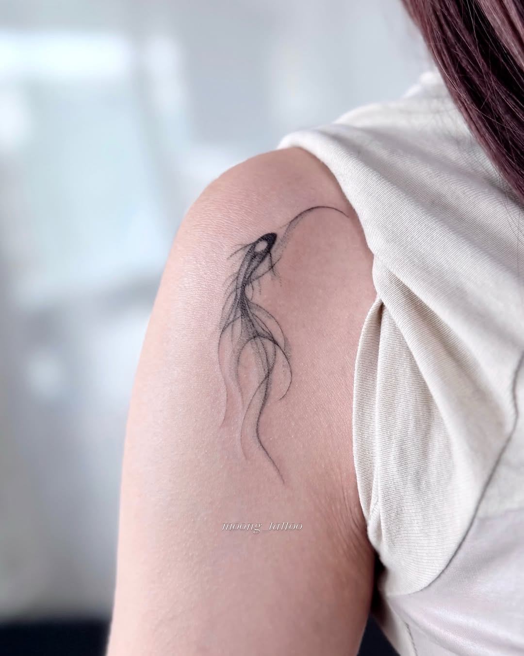 Tattoo by @moong_tattoo — dotwork