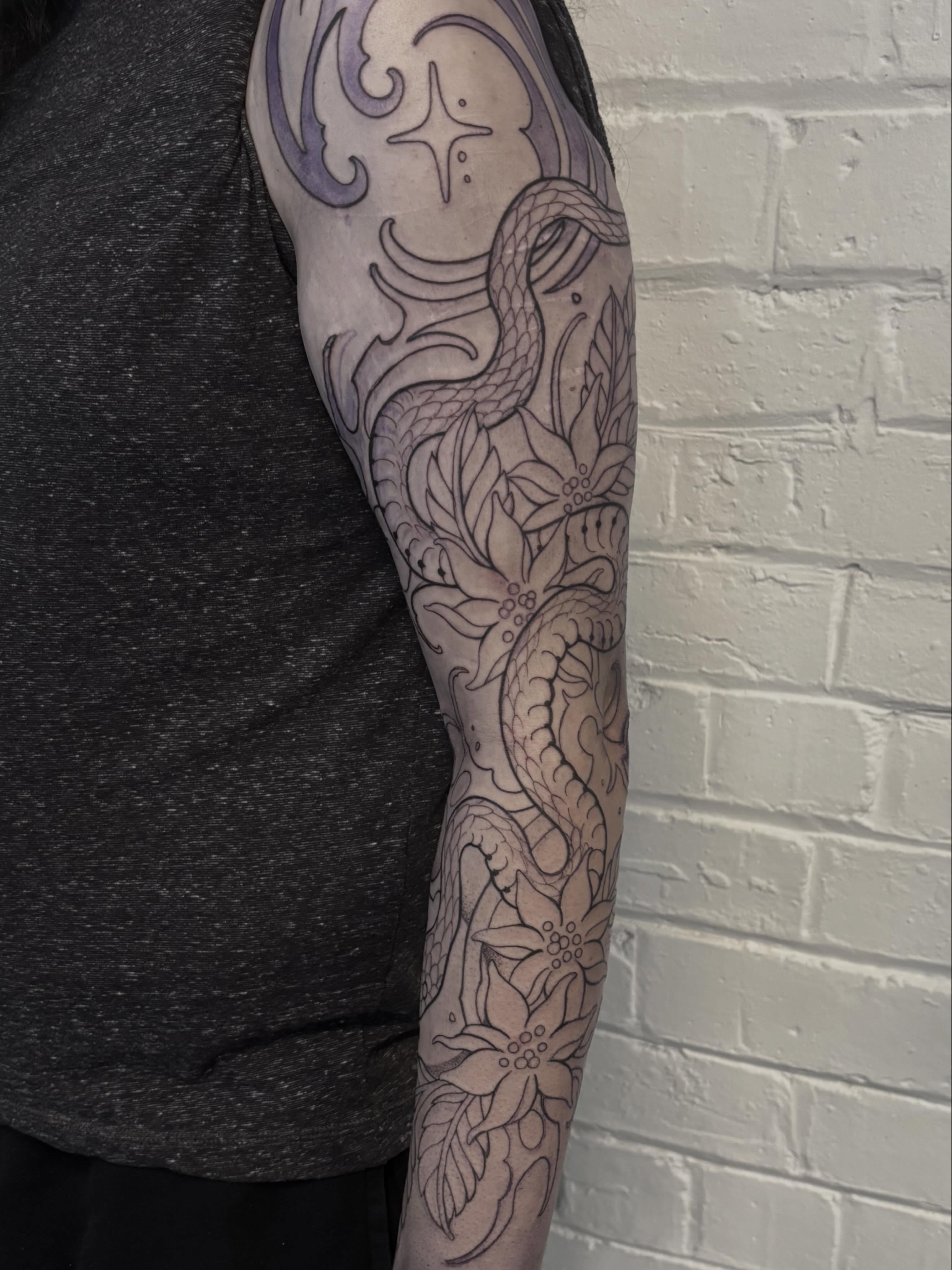 Tattoo by @osichristattoos — black_and_grey