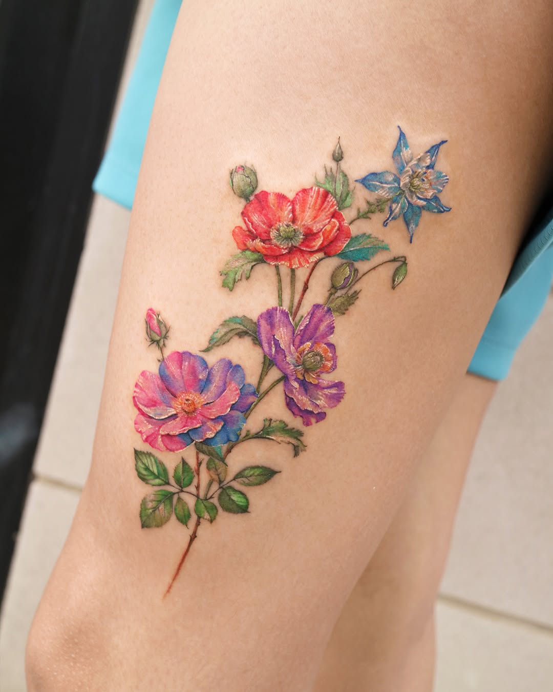 Tattoo by @tattooist_yun — realism, watercolor