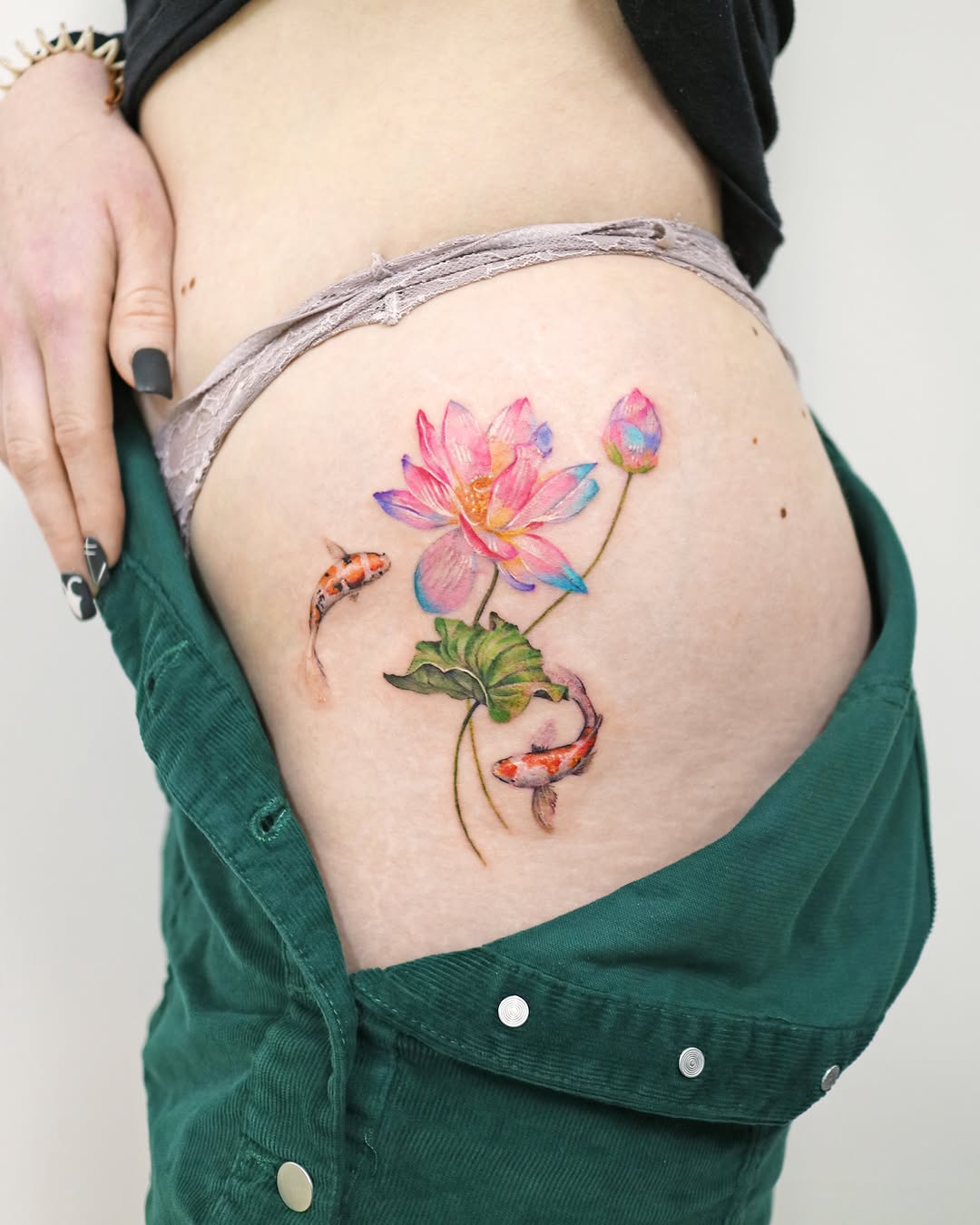 Tattoo by @tattooist_yun — realism, watercolor
