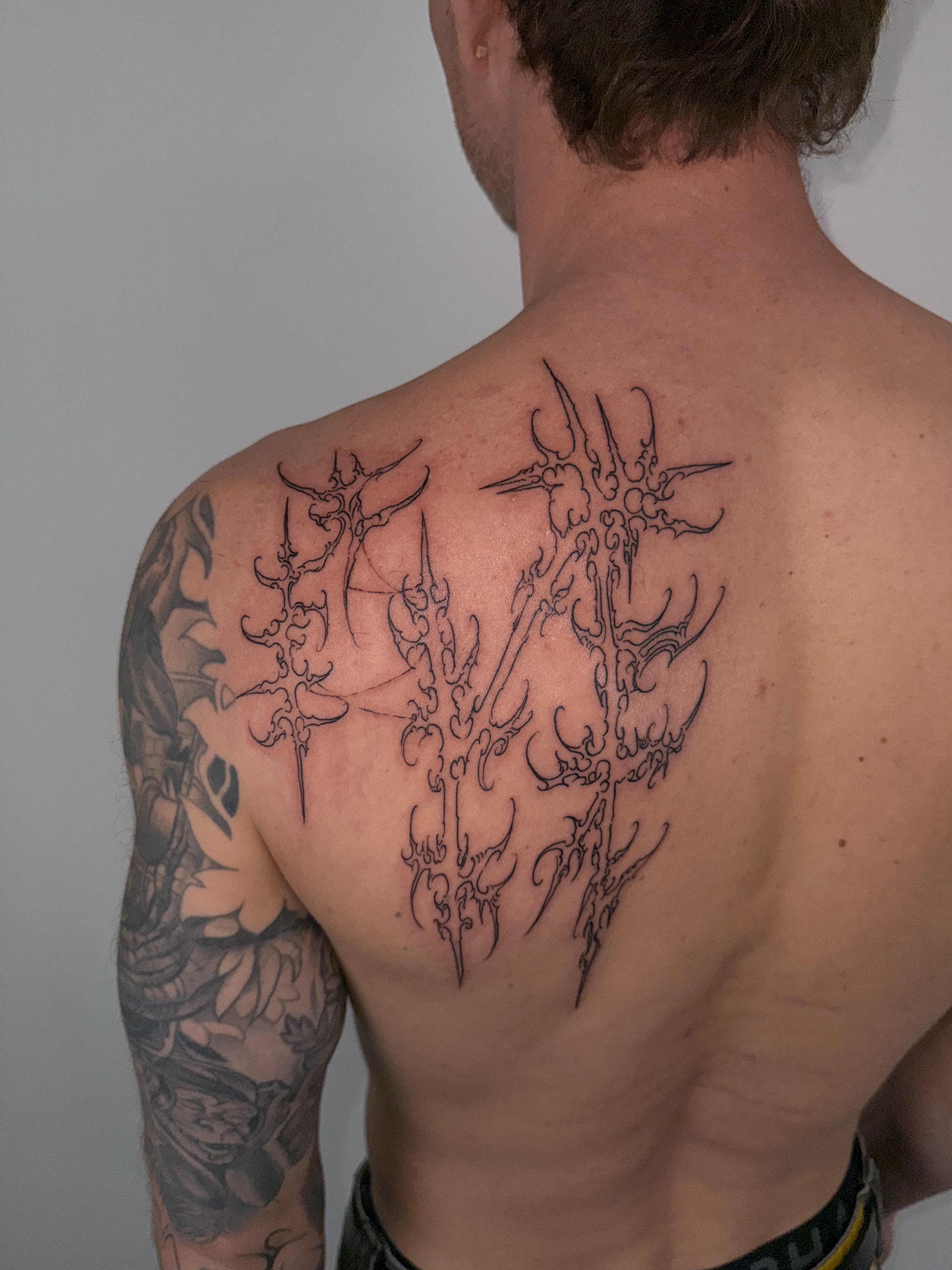 Tattoo by @diiv4n — black_and_grey